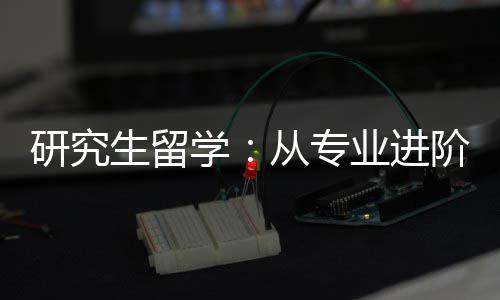 职业学阶到研究业进从专生留发展