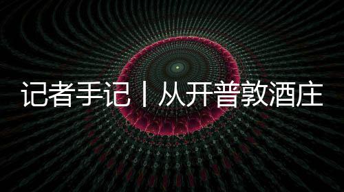 南非葡萄开普庄到中国新酿丨从关税敦酒东记者酒迎餐桌零来手记时刻风下
